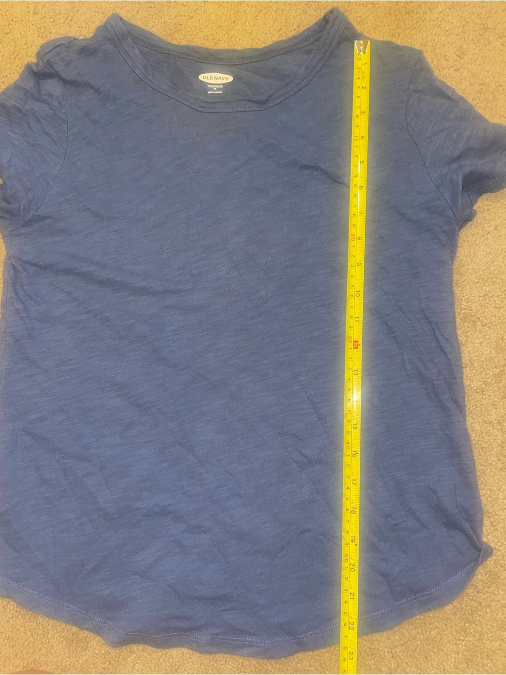 Old Navy Blue Short Sleeve Crewneck Tee - Picture 6 of 6